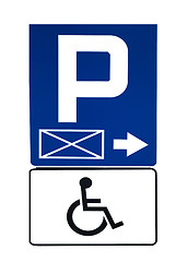 Image showing parking sign