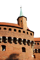 Image showing The Barbican in Krakow, Poland.