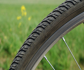 Image showing bicycle wheel