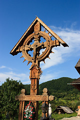 Image showing Catholic wooden crucifix