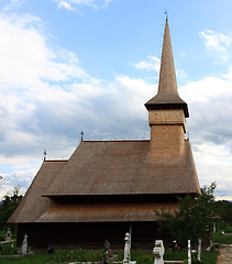 Image showing The church in Rozavlea (Maramures, Romania)