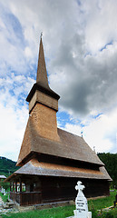 Image showing The church in Rozavlea (Maramures, Romania)