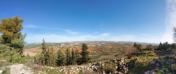 Image showing Mediterranean landscape panorama