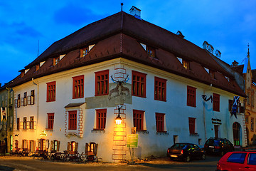 Image showing Sighisoara by night - 