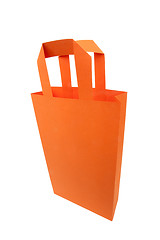 Image showing orange shopping bag