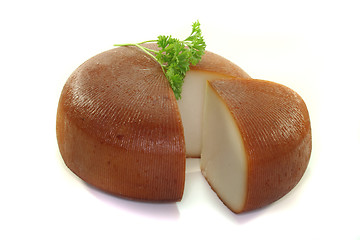 Image showing Smoked goat cheese