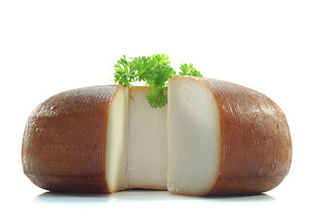 Image showing Smoked goat cheese