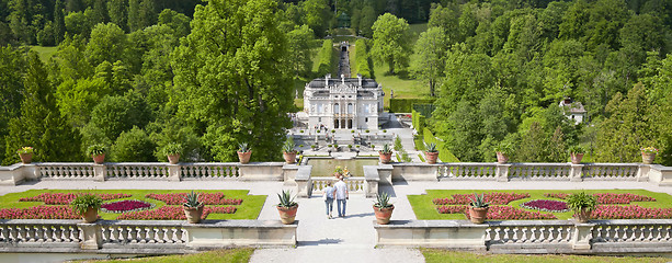 Image showing castle linderhof