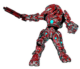 Image showing Scifi alien robot