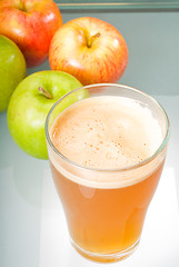 Image showing fresh apple juice