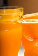 Image showing fresh orange juice