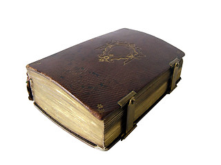 Image showing Ancient book isolated