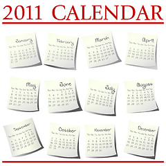 Image showing 2011 Calendar