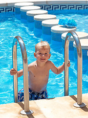 Image showing Boy at the pool