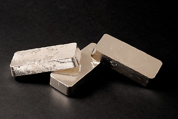 Image showing Silver bars