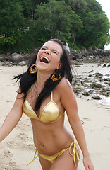 Image showing sexy girl in a bikini.