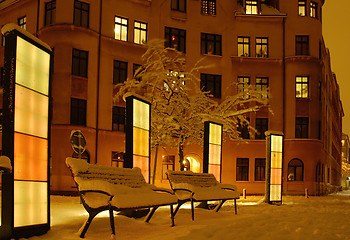 Image showing Snow Seating