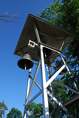 Image showing Old Iron Mission Bell 