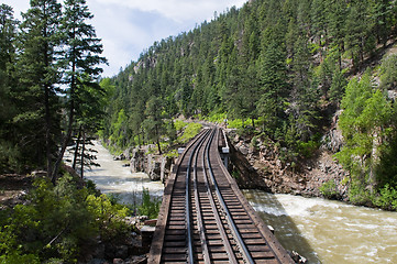 Image showing Railroad tracks