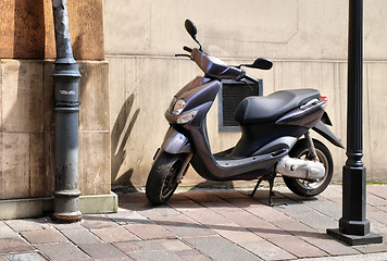 Image showing Scooter with an engine