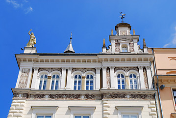 Image showing old house on the Main Square in Cracow