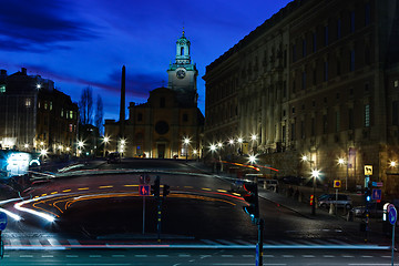 Image showing Evening in Gamla Stan (Stockholm, Sweden)