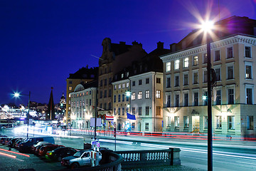 Image showing Evening shot in Gamla Stan (Stockholm, Sweden)