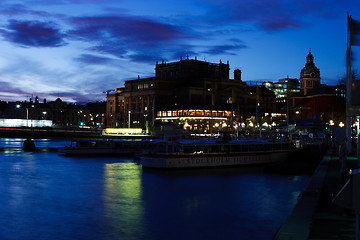 Image showing Evening shot in Norrmalm (Stockholm, Sweden)