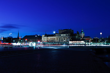 Image showing Evening shot in Norrmalm (Stockholm, Sweden)