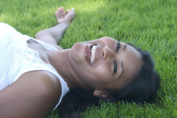 Image showing Laughing Woman