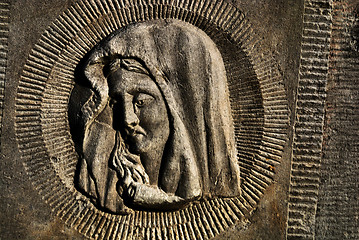 Image showing Face of madonna