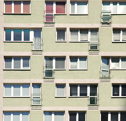 Image showing windows and balconies