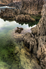 Image showing Porto Moniz natural pools, Madeira island,  Portugal