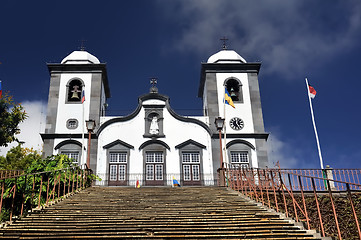 Image showing Nossa Senhora de Monte church, Monte, Madeira, Portugal