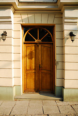 Image showing Old wooden door 