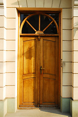 Image showing Old wooden door 
