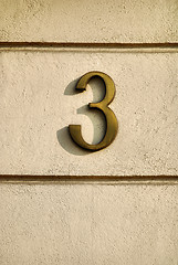Image showing number 3