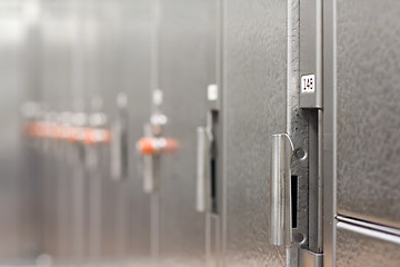 Image showing Locker room