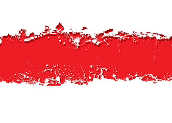 Image showing grunge strip background blood