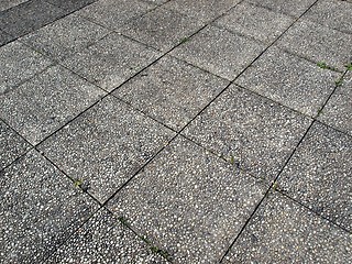 Image showing Concrete sidewalk pavement