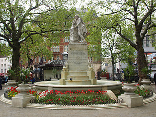 Image showing Shakespeare statue