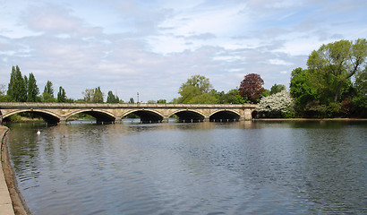 Image showing Serpentine lake, London