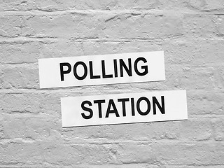 Image showing Polling station