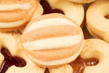 Image showing Mixed shortcrust pastry biscuits