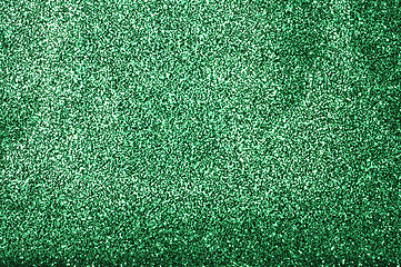 Image showing Green glitter