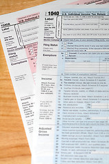 Image showing Tax forms