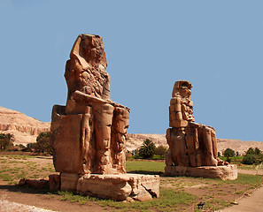 Image showing Collosi of Memnon