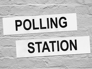 Image showing Polling station