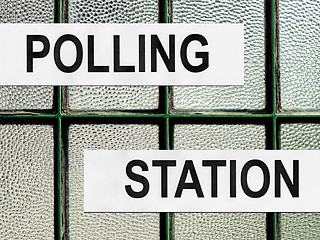 Image showing Polling station