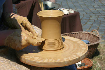 Image showing Do pottery